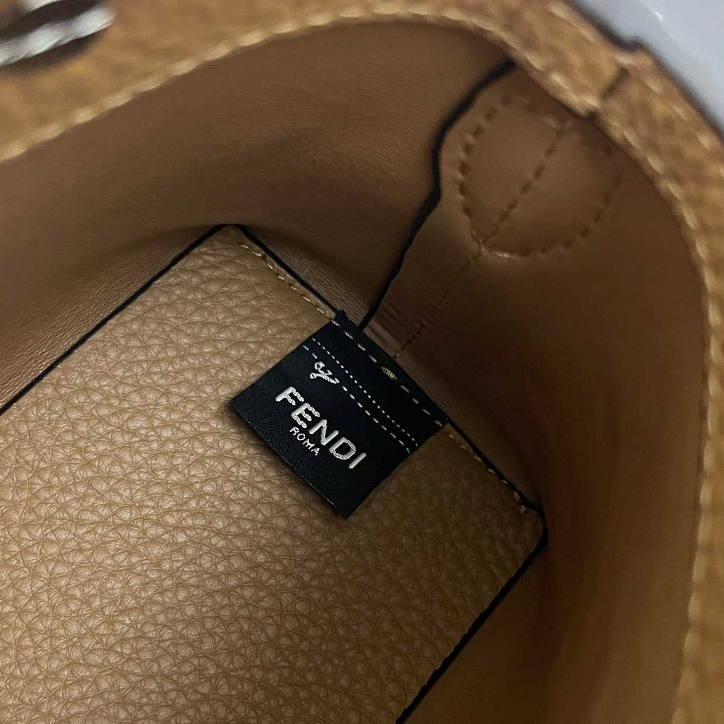 Fendi By The Way Selleria Medium Selleria Bag With 192 Hand-sewn Topstitches - DopestKickz