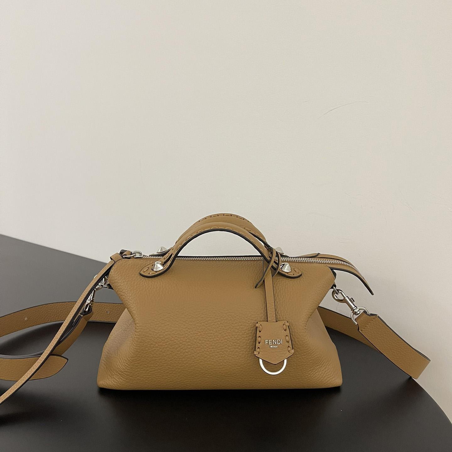 Fendi By The Way Selleria Medium Selleria Bag With 192 Hand-sewn Topstitches - DopestKickz