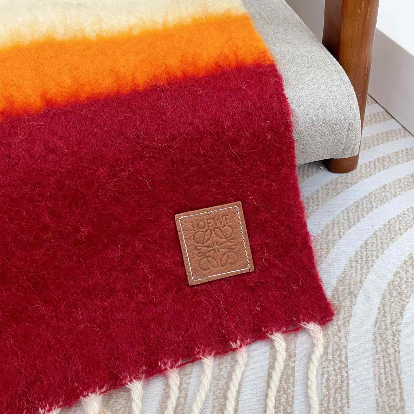 Loewe Scarf In Mohair And Wool - DopestKickz