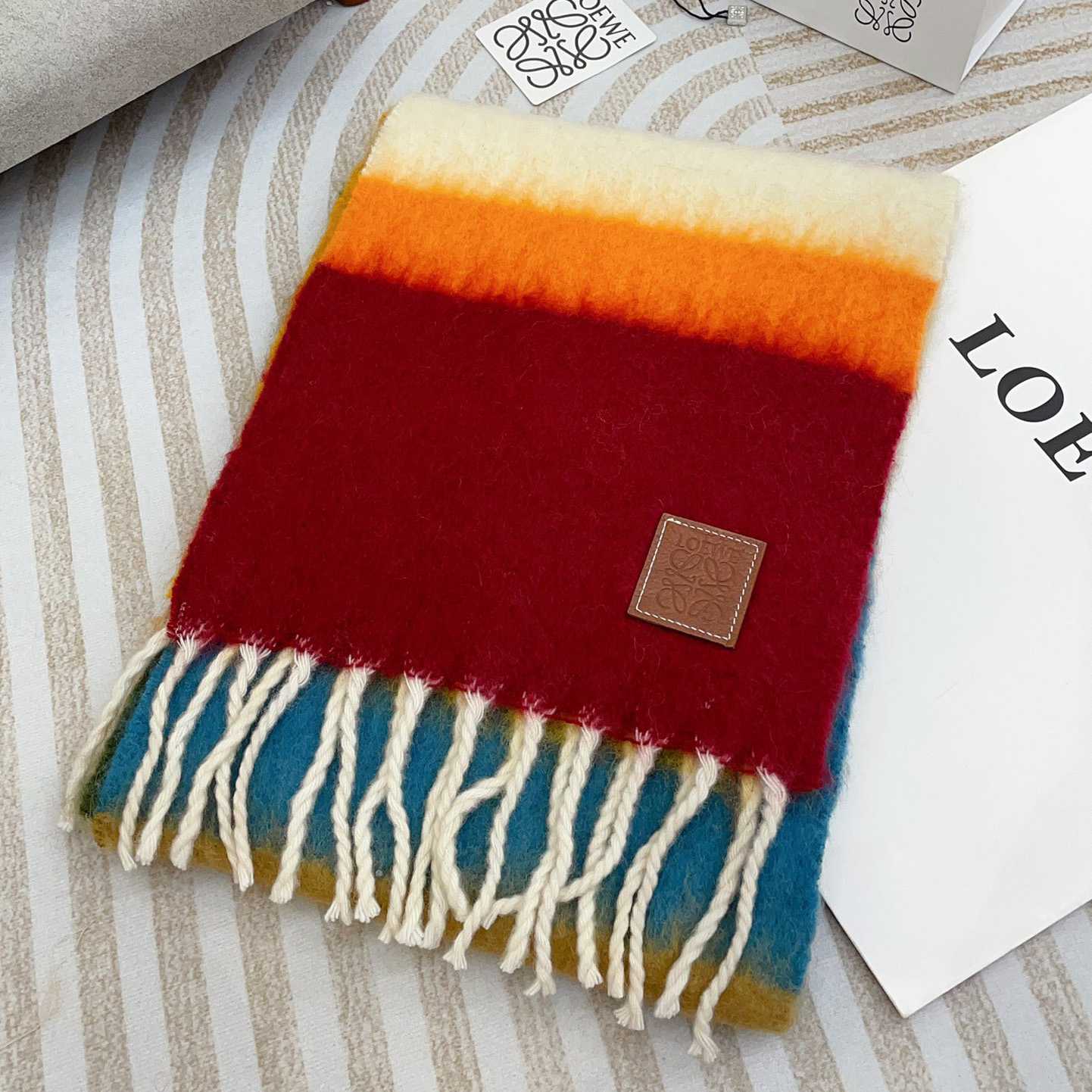 Loewe Scarf In Mohair And Wool - DopestKickz