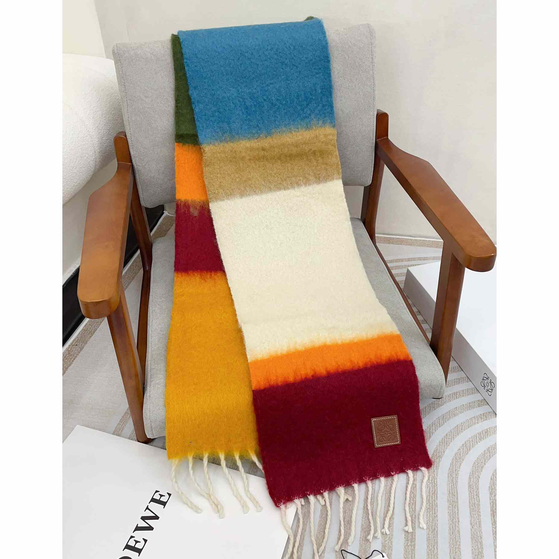 Loewe Scarf In Mohair And Wool - DopestKickz