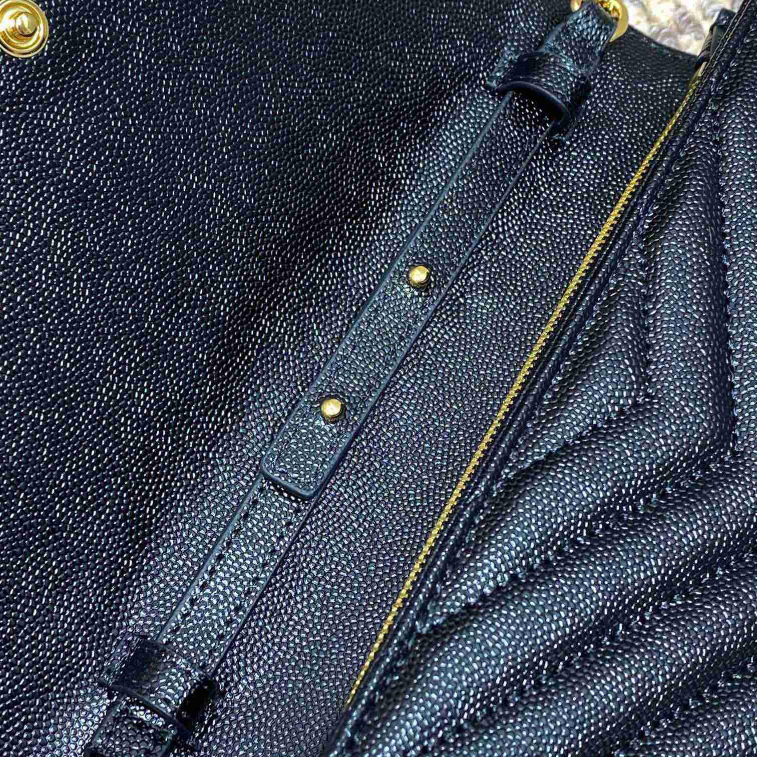 Saint Laurent Cassandre Chain Wallet In Lambskin - DopestKickz