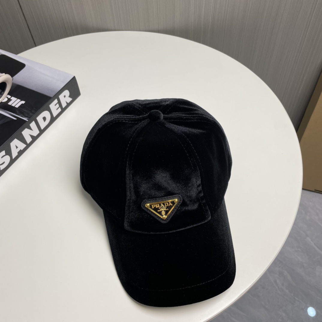 Prada Velvet Baseball Cap - DopestKickz