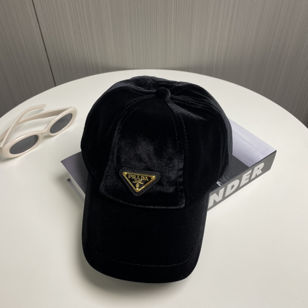 Prada Velvet Baseball Cap - DopestKickz
