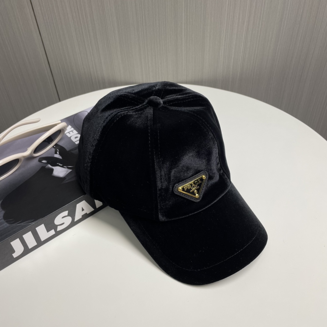 Prada Velvet Baseball Cap - DopestKickz