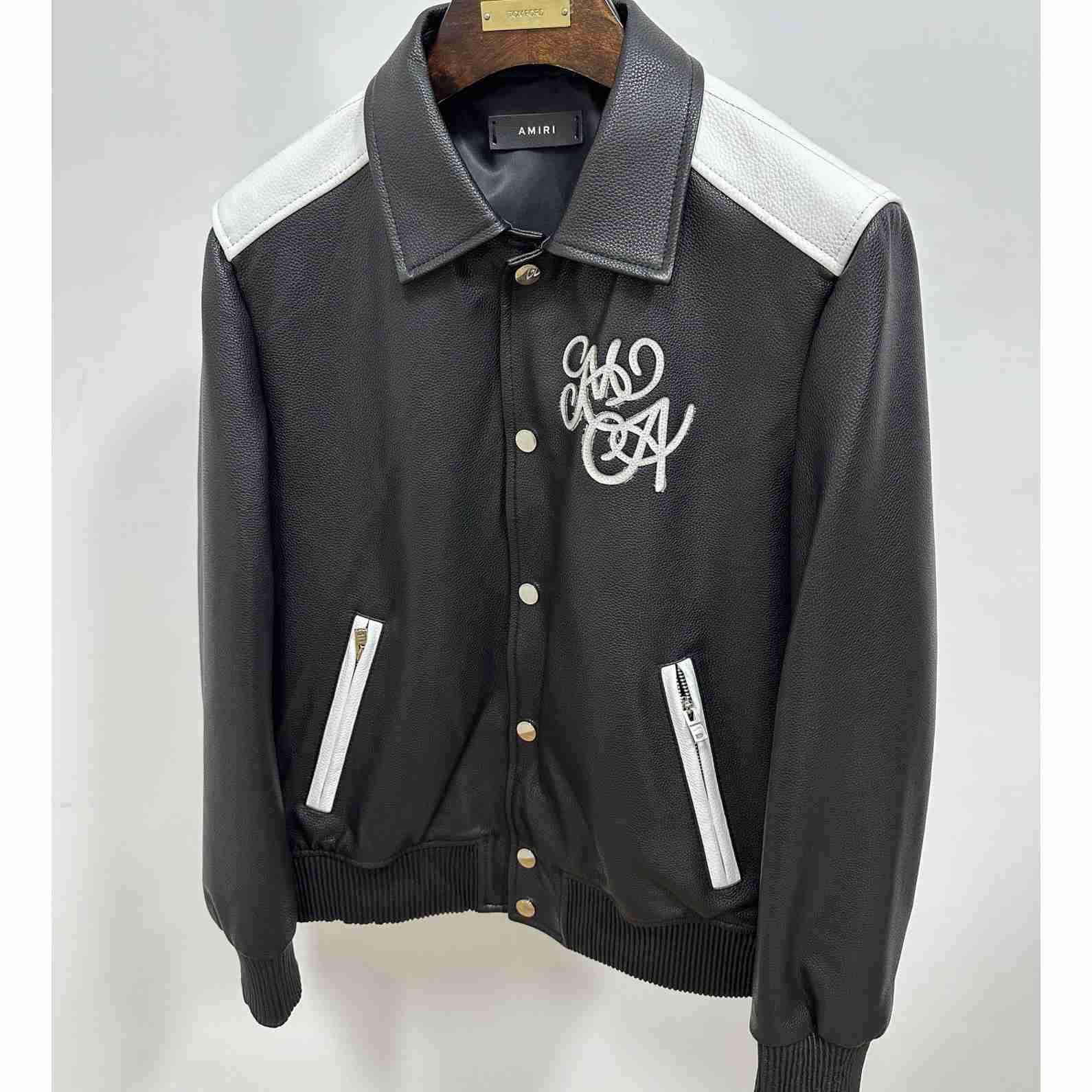Amiri MA Swirl Band Jacket 'Black' - DopestKickz