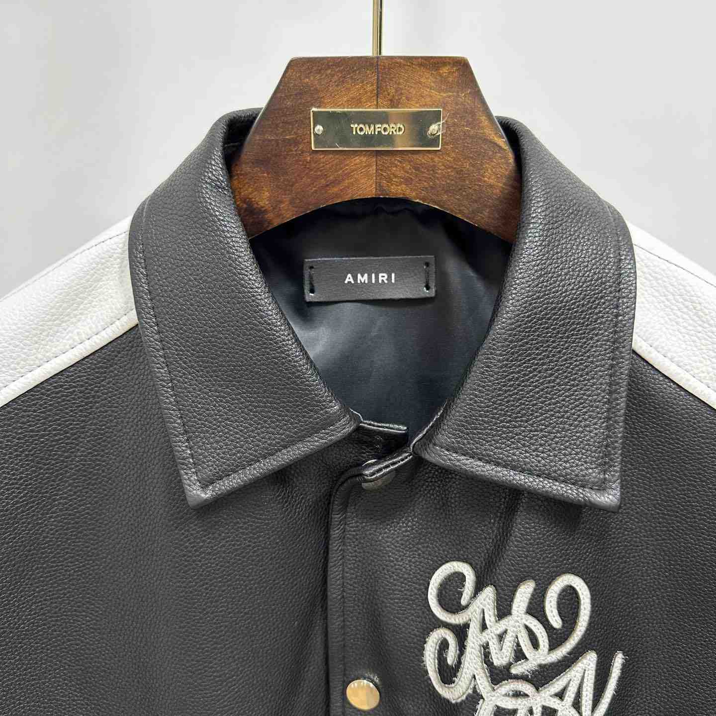 Amiri MA Swirl Band Jacket 'Black' - DopestKickz