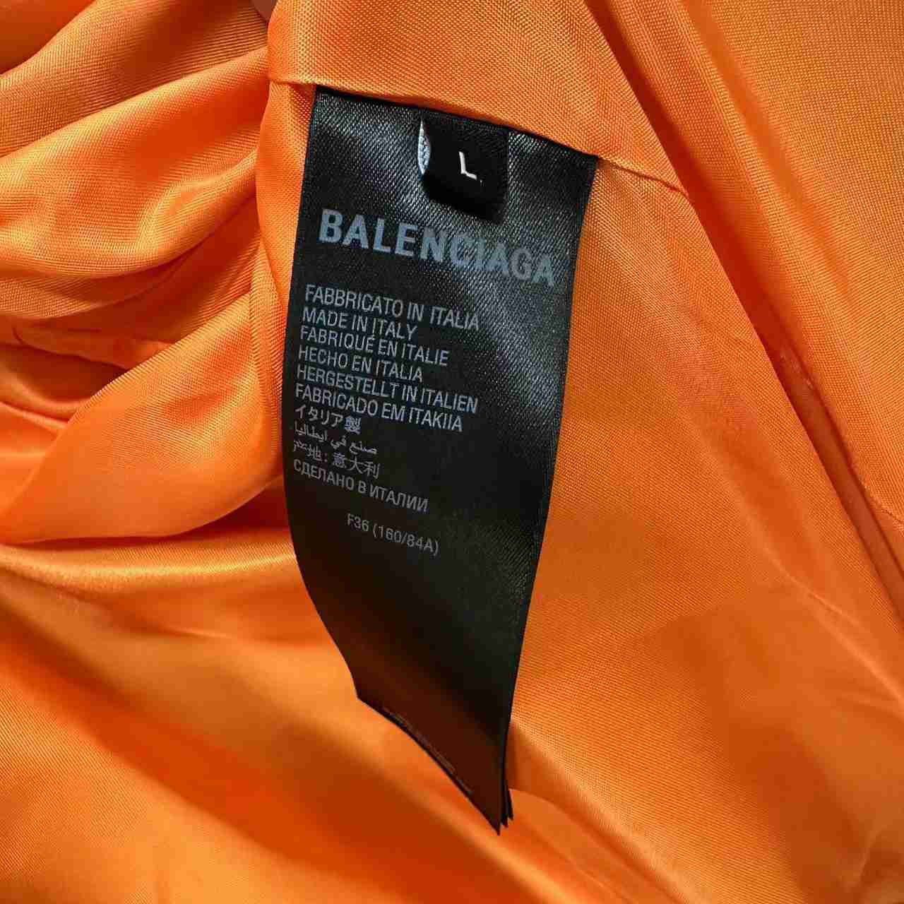 Balenciaga Leather Bomber Jacket - DopestKickz