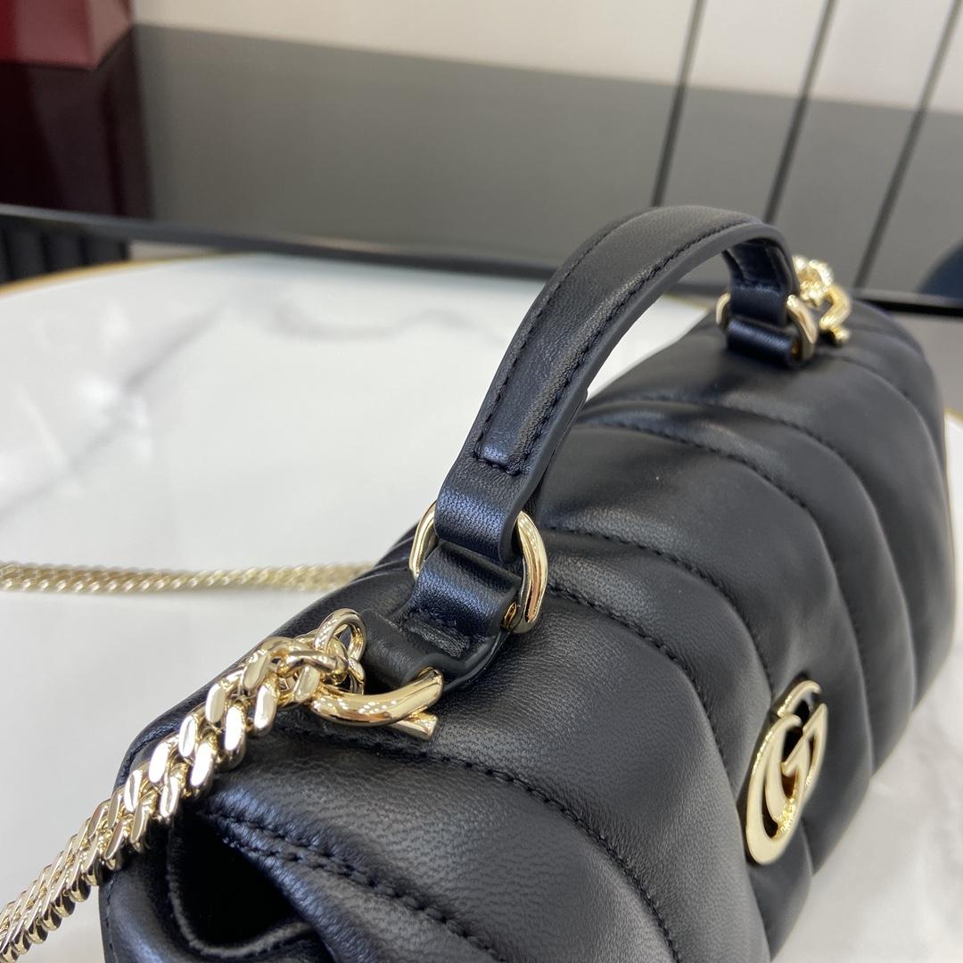 Gucci GG Milano Mini Top Handle Bag - DopestKickz