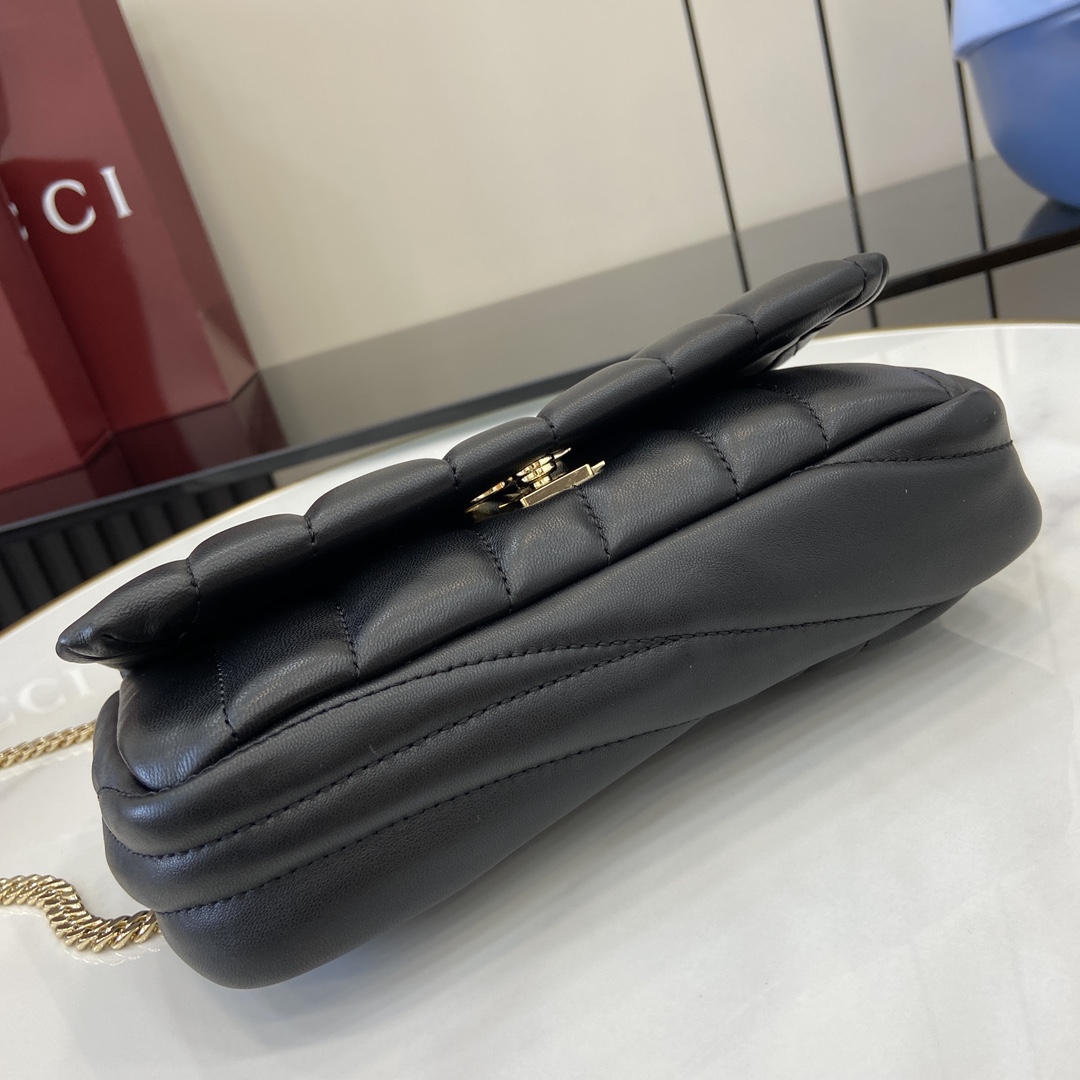 Gucci GG Milano Mini Top Handle Bag - DopestKickz