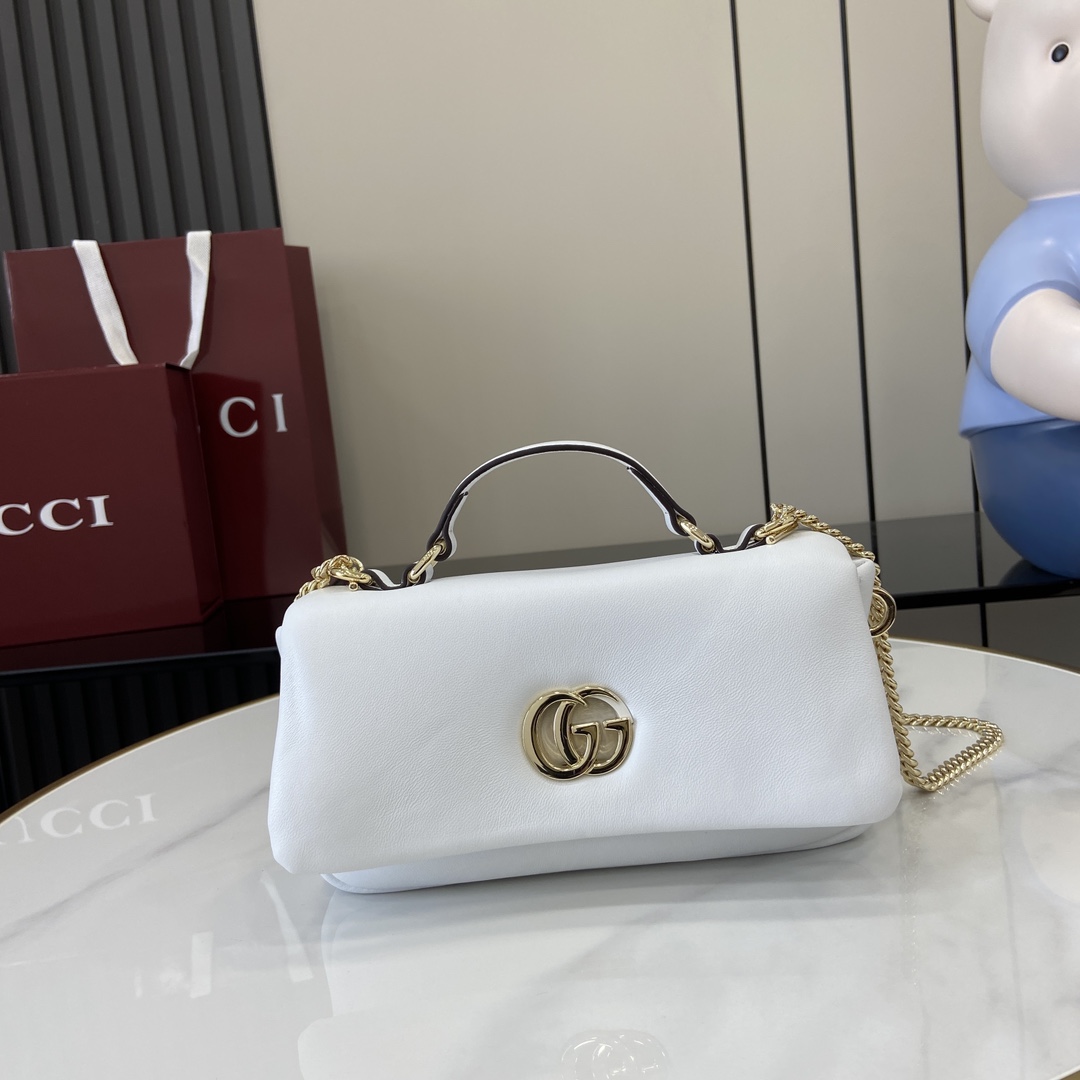 Gucci GG Milano Mini Top Handle Bag - DopestKickz