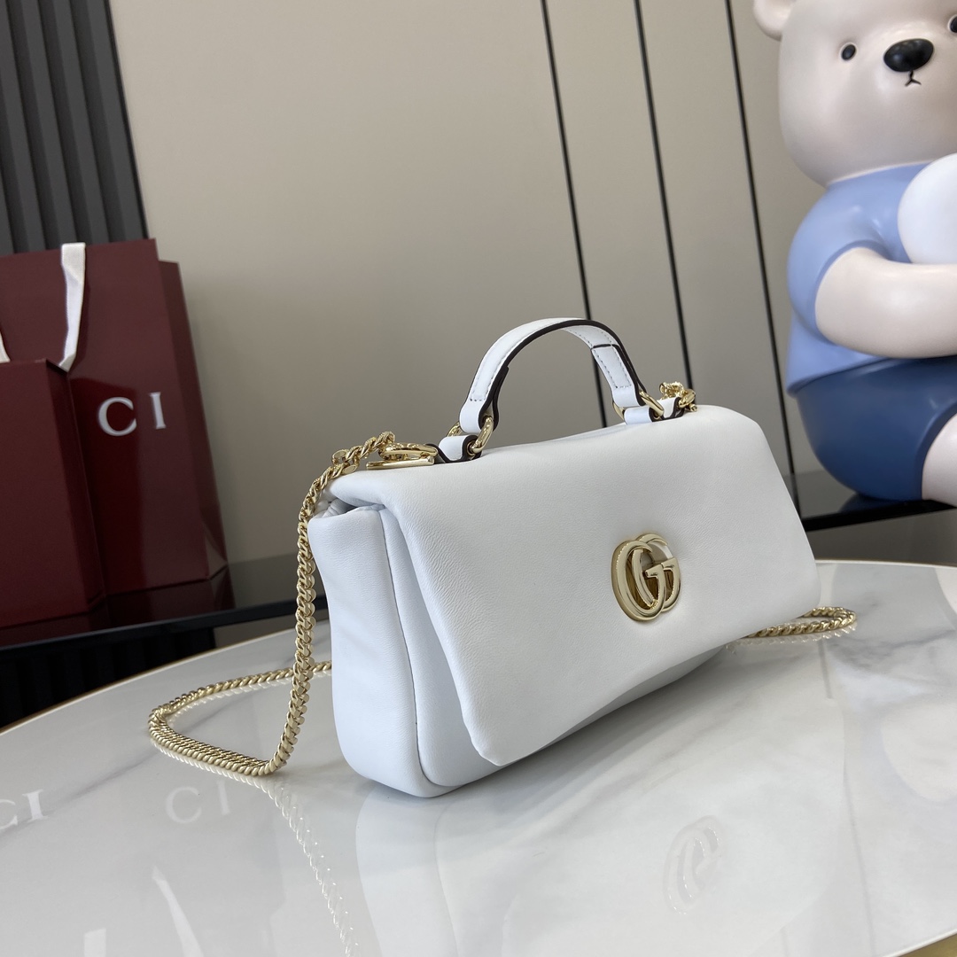 Gucci GG Milano Mini Top Handle Bag - DopestKickz
