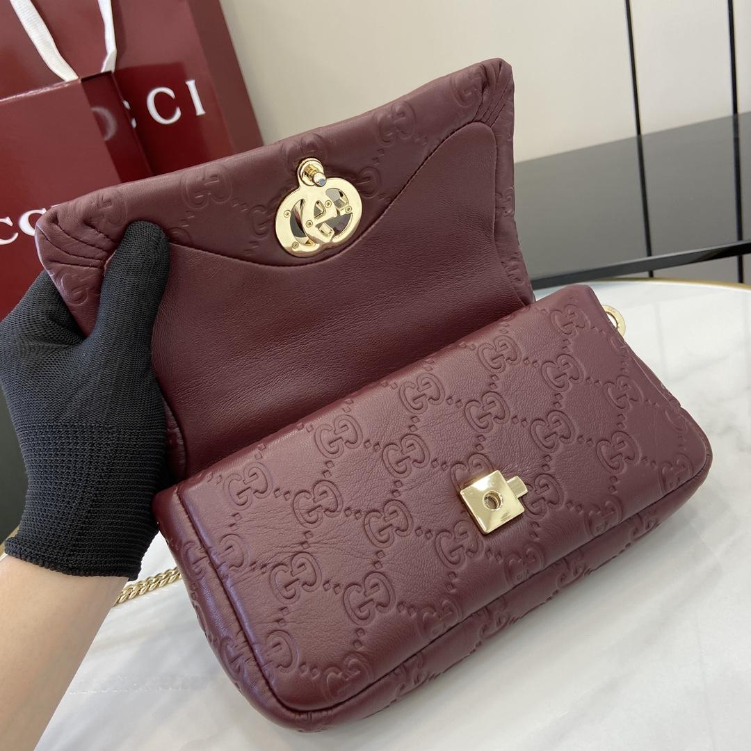 Gucci GG Milano Mini Top Handle Bag - DopestKickz