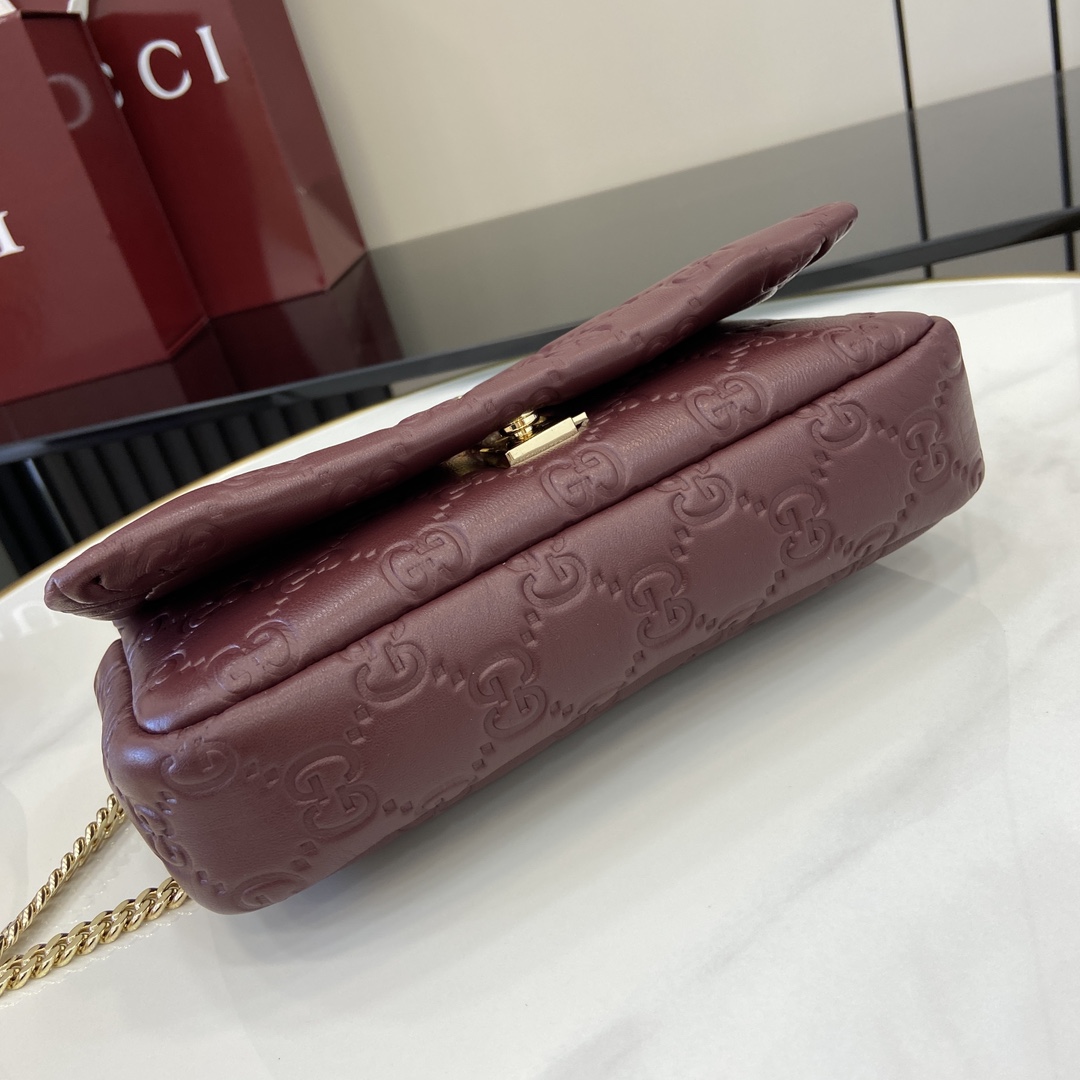 Gucci GG Milano Mini Top Handle Bag - DopestKickz