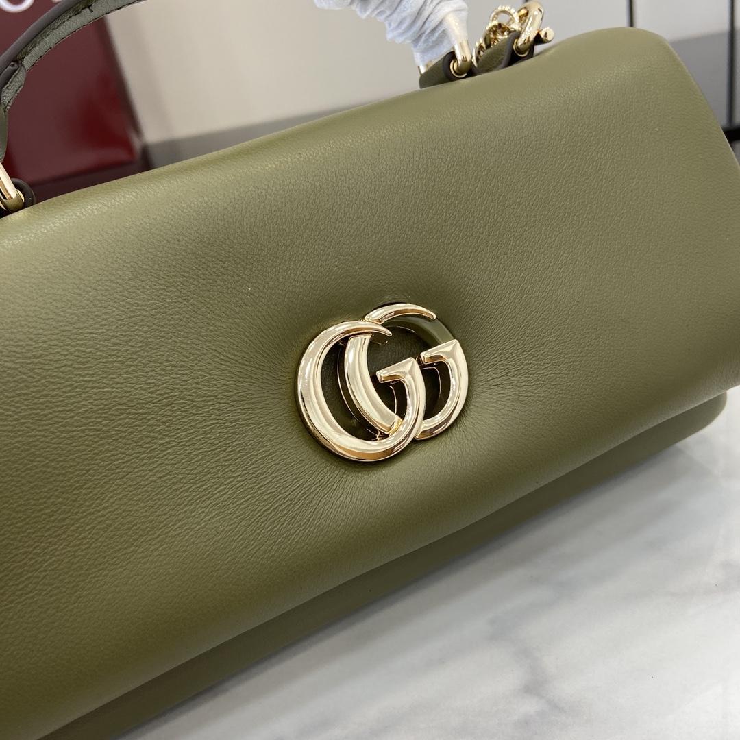 Gucci GG Milano Mini Top Handle Bag - DopestKickz