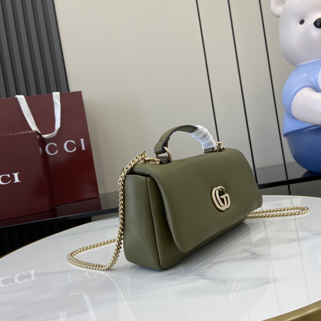 Gucci GG Milano Mini Top Handle Bag - DopestKickz