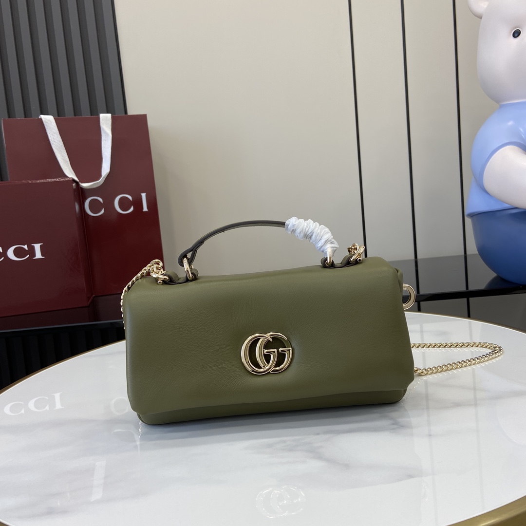 Gucci GG Milano Mini Top Handle Bag - DopestKickz