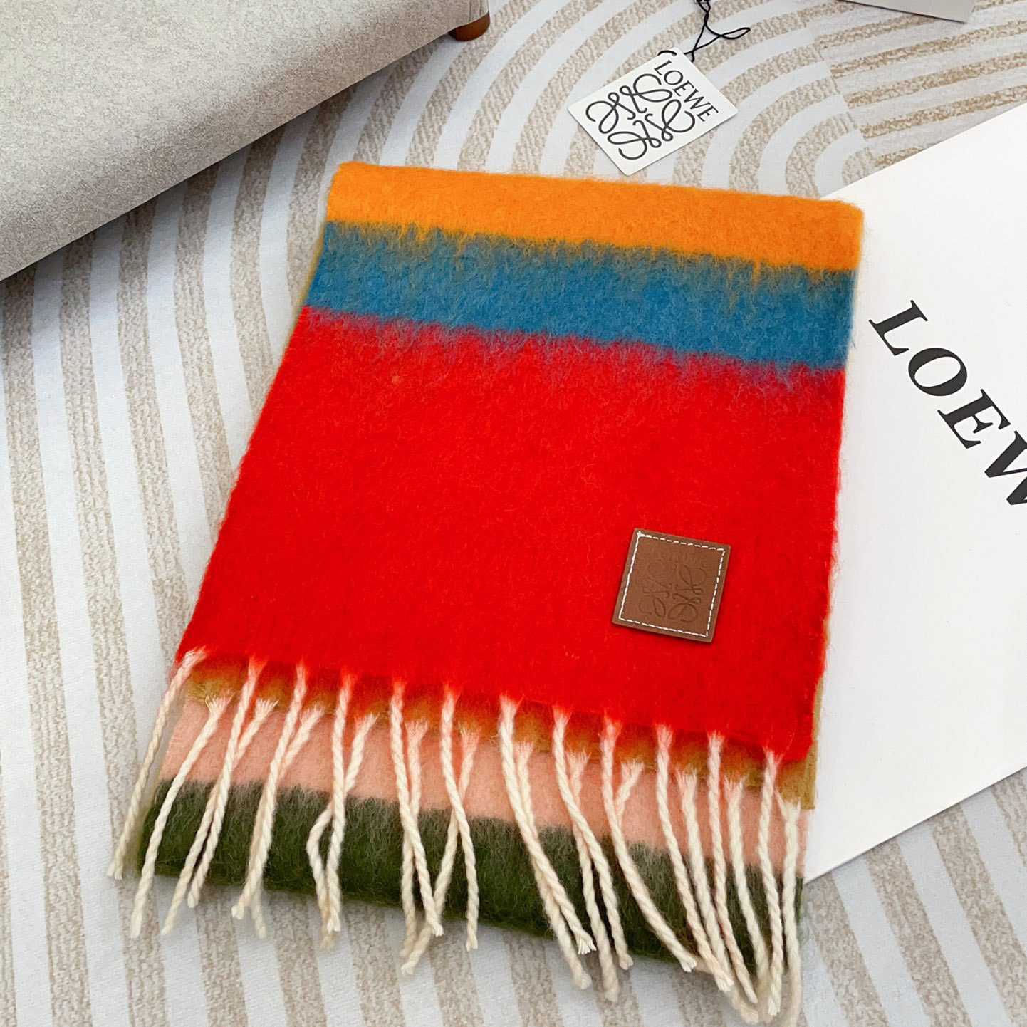 Loewe Scarf In Mohair And Wool - DopestKickz