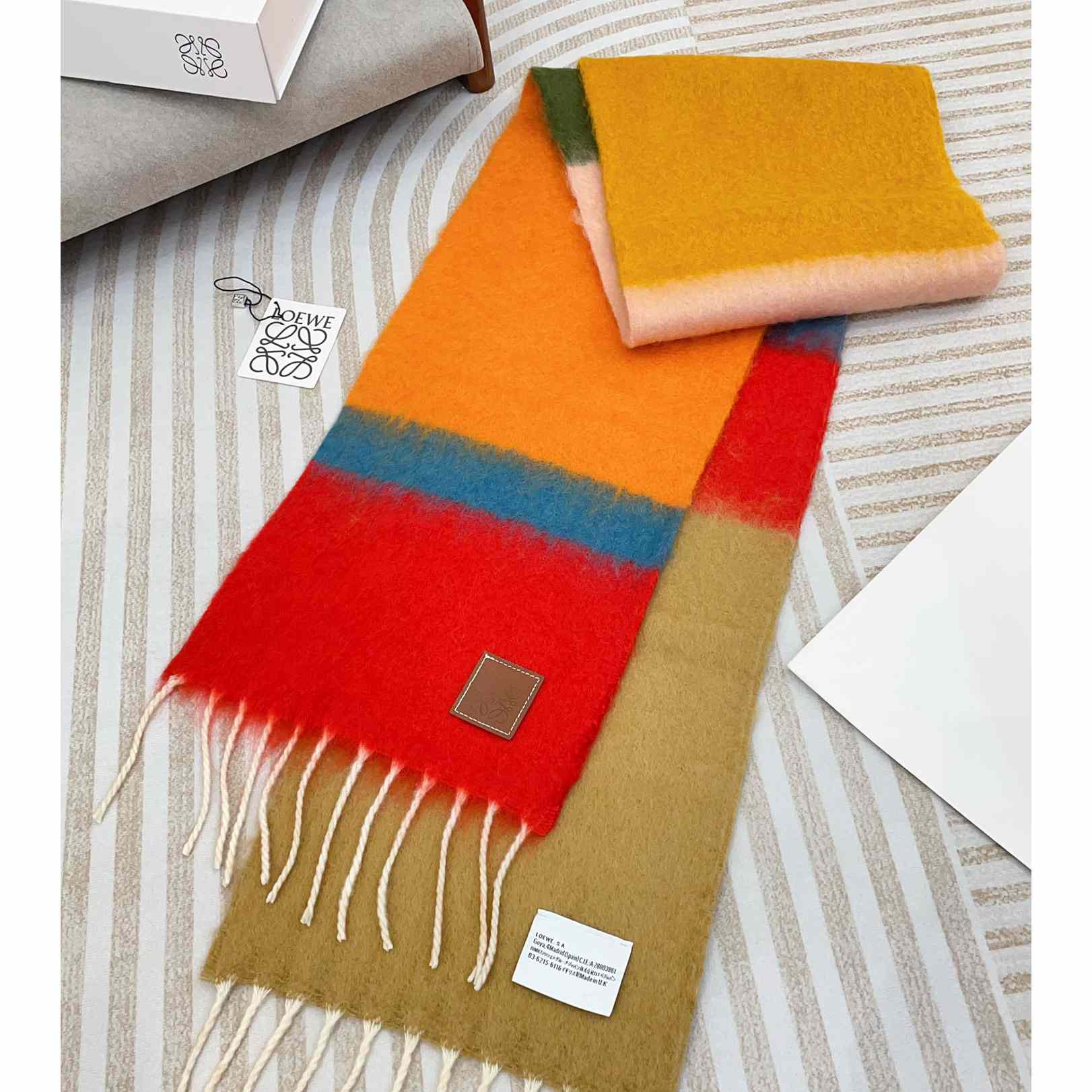 Loewe Scarf In Mohair And Wool - DopestKickz