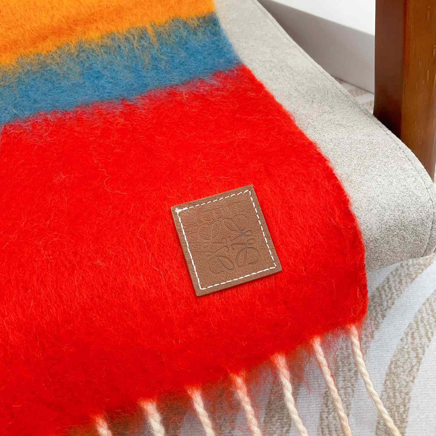 Loewe Scarf In Mohair And Wool - DopestKickz