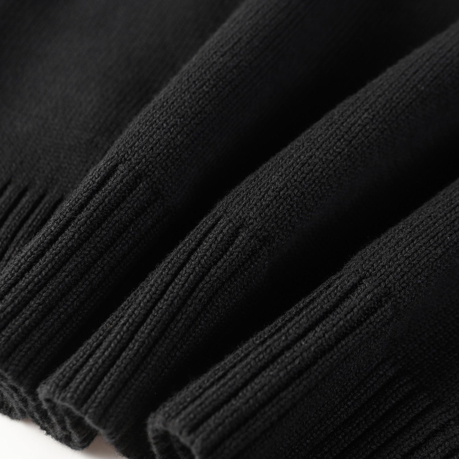 Celine Triomphe V-Neck Sweater 'Black' - DopestKickz