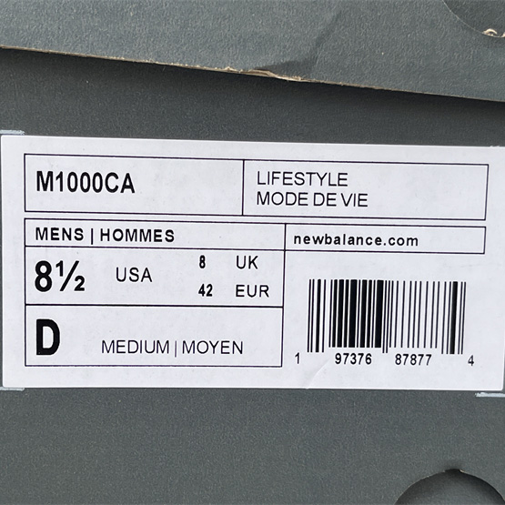 New Balance NB 1000 Sneakers      M1000CA  - DopestKickz