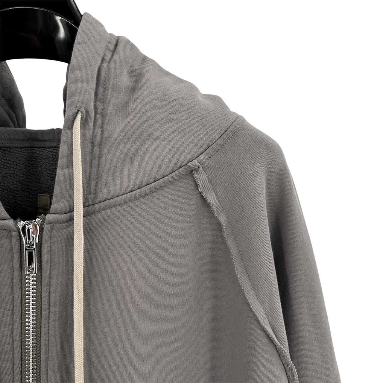 Rick Owens Cotton Zip-up Hoodie - DopestKickz