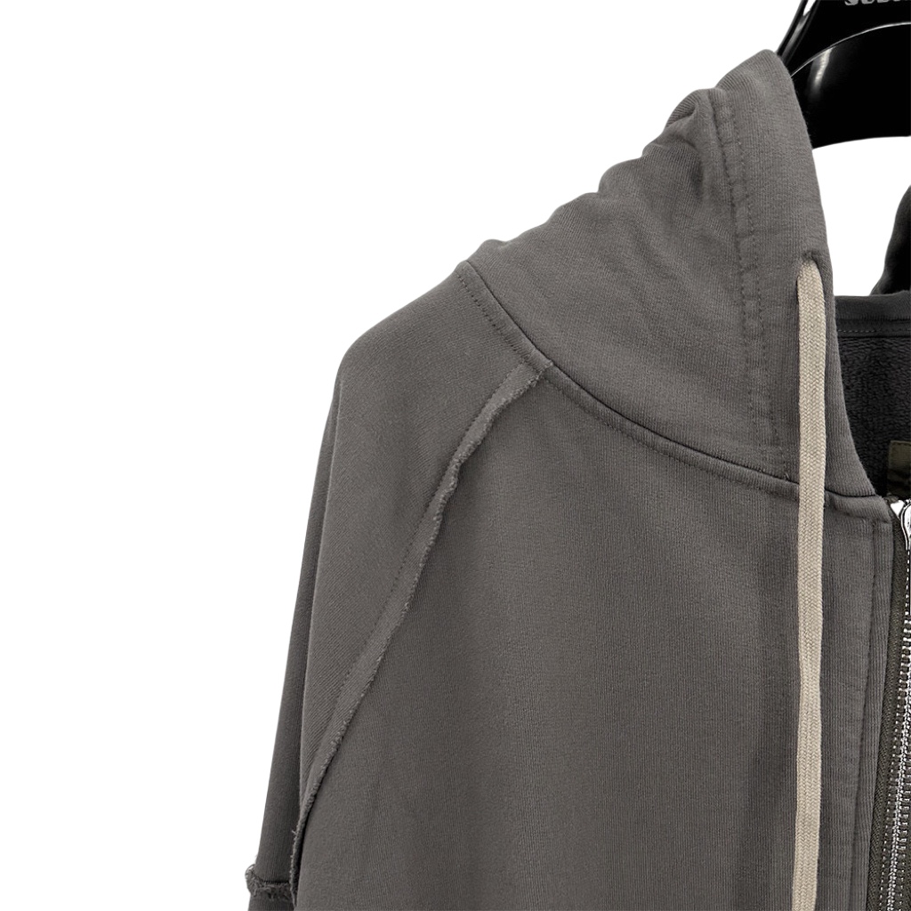 Rick Owens Cotton Zip-up Hoodie - DopestKickz