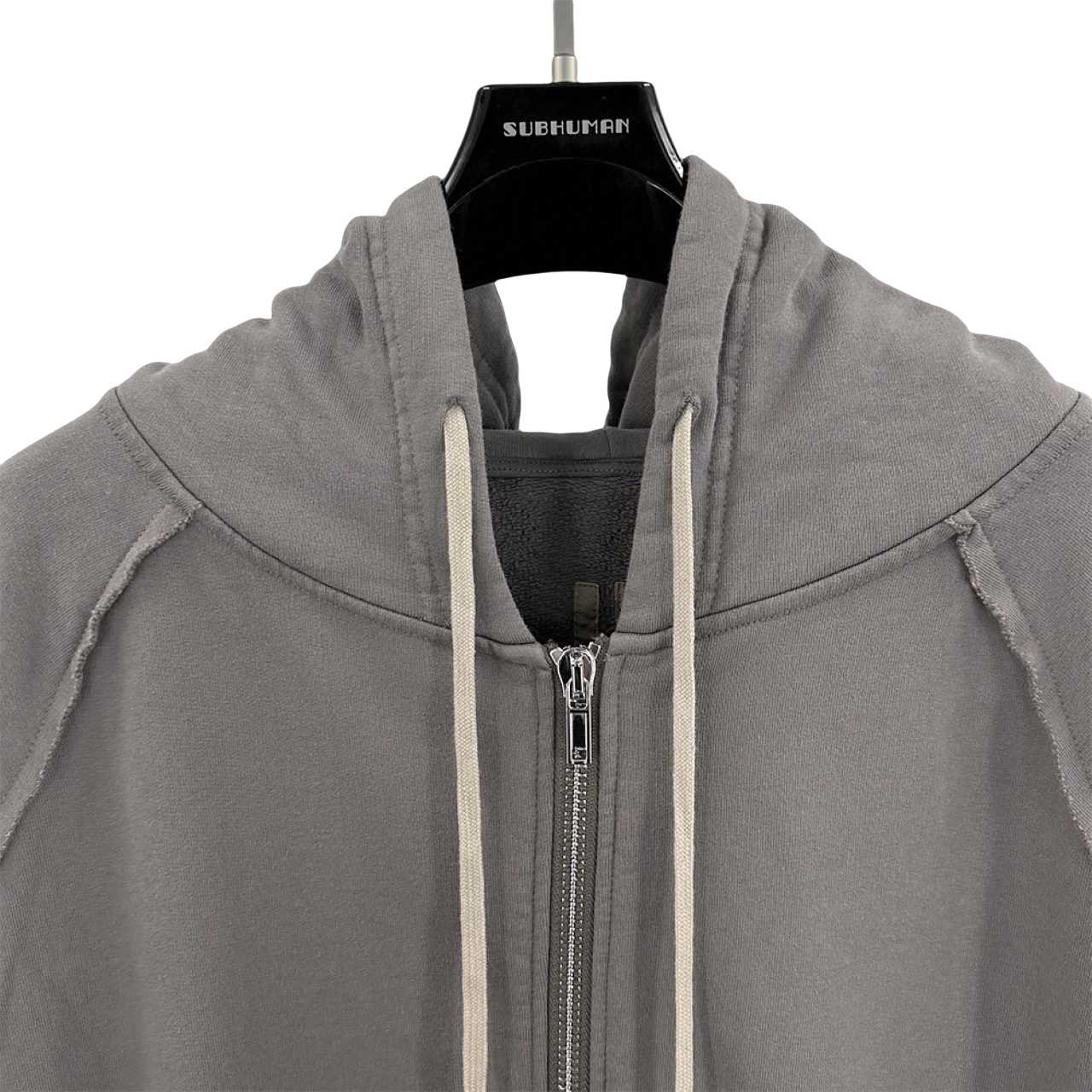 Rick Owens Cotton Zip-up Hoodie - DopestKickz