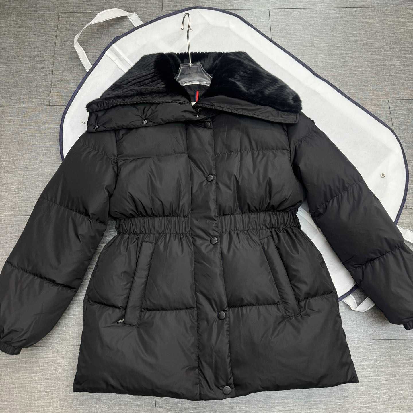 Moncler Bruneaux Long Down Jacket - DopestKickz