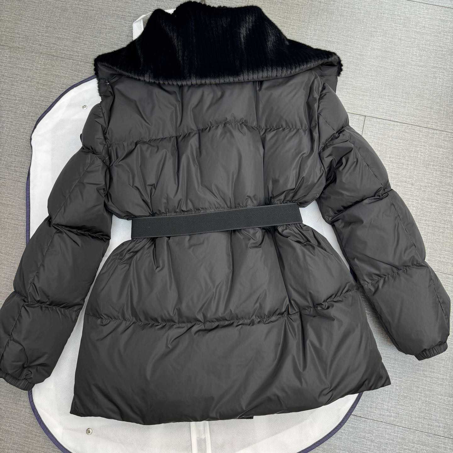 Moncler Bruneaux Long Down Jacket - DopestKickz