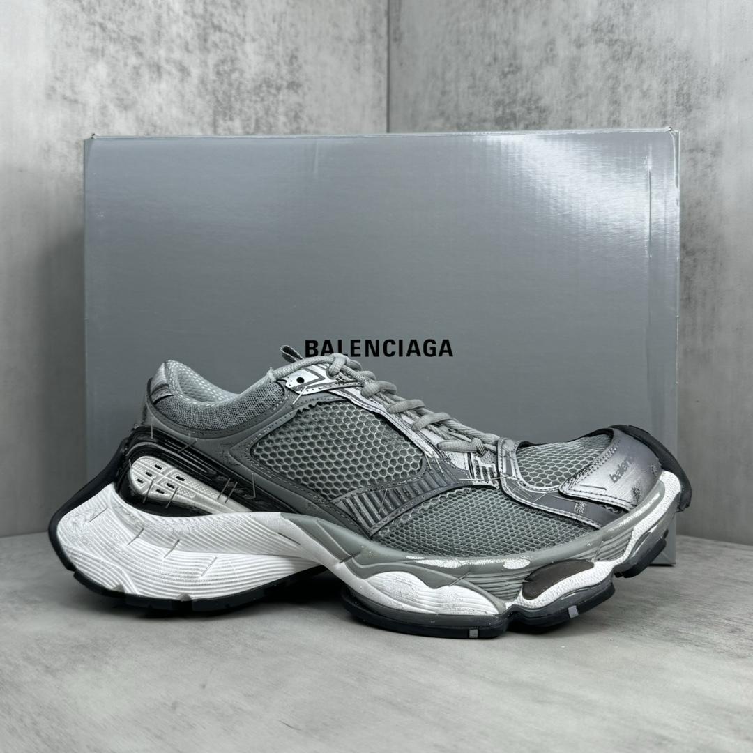 Balenciaga Stapler Sneaker In Beige/grey  - DopestKickz