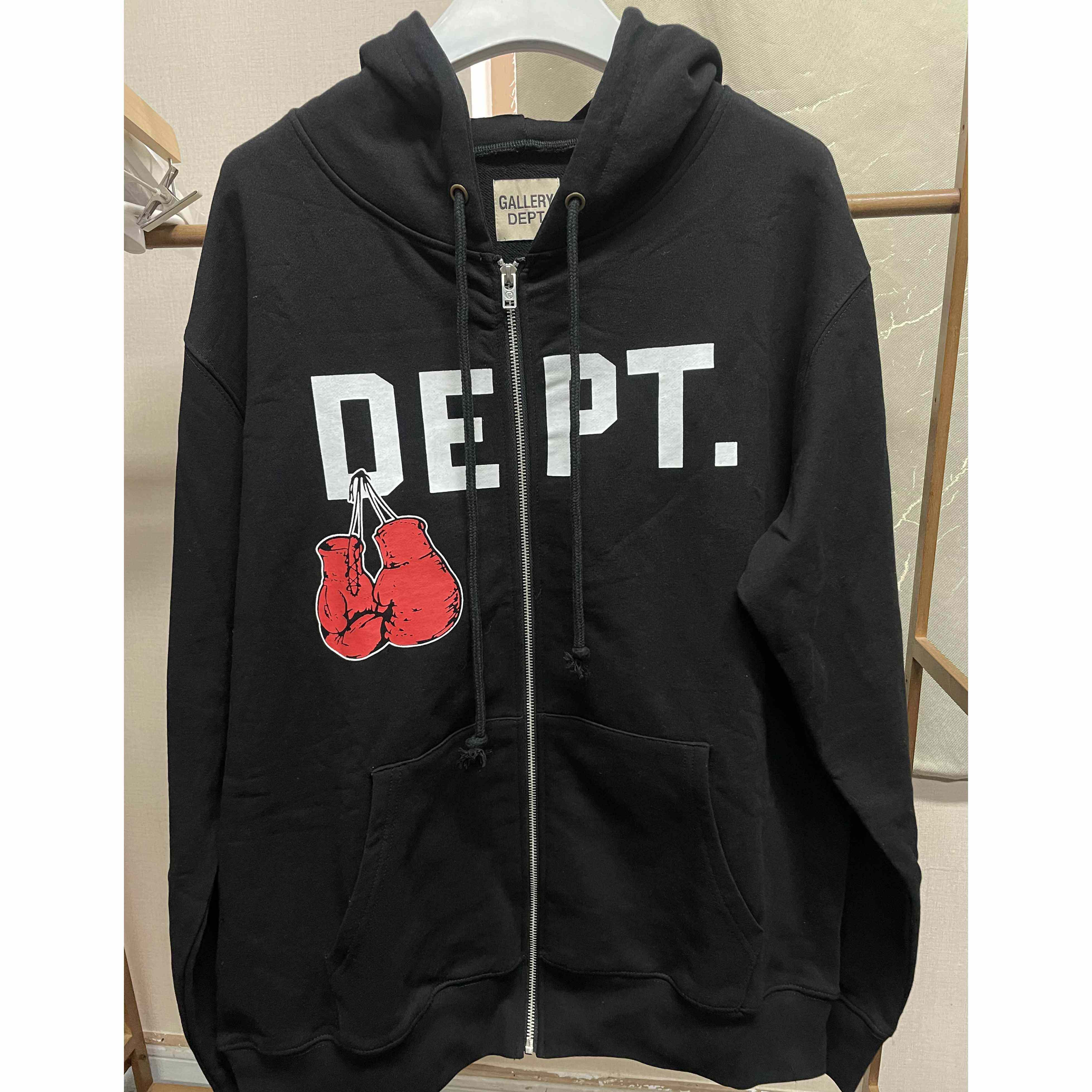Gallery Dept. Boxing Merch Zip Hoodie - DopestKickz