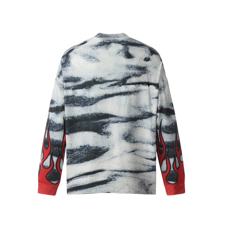 Saint Michael Printed Long Sleeve T-Shirt - DopestKickz