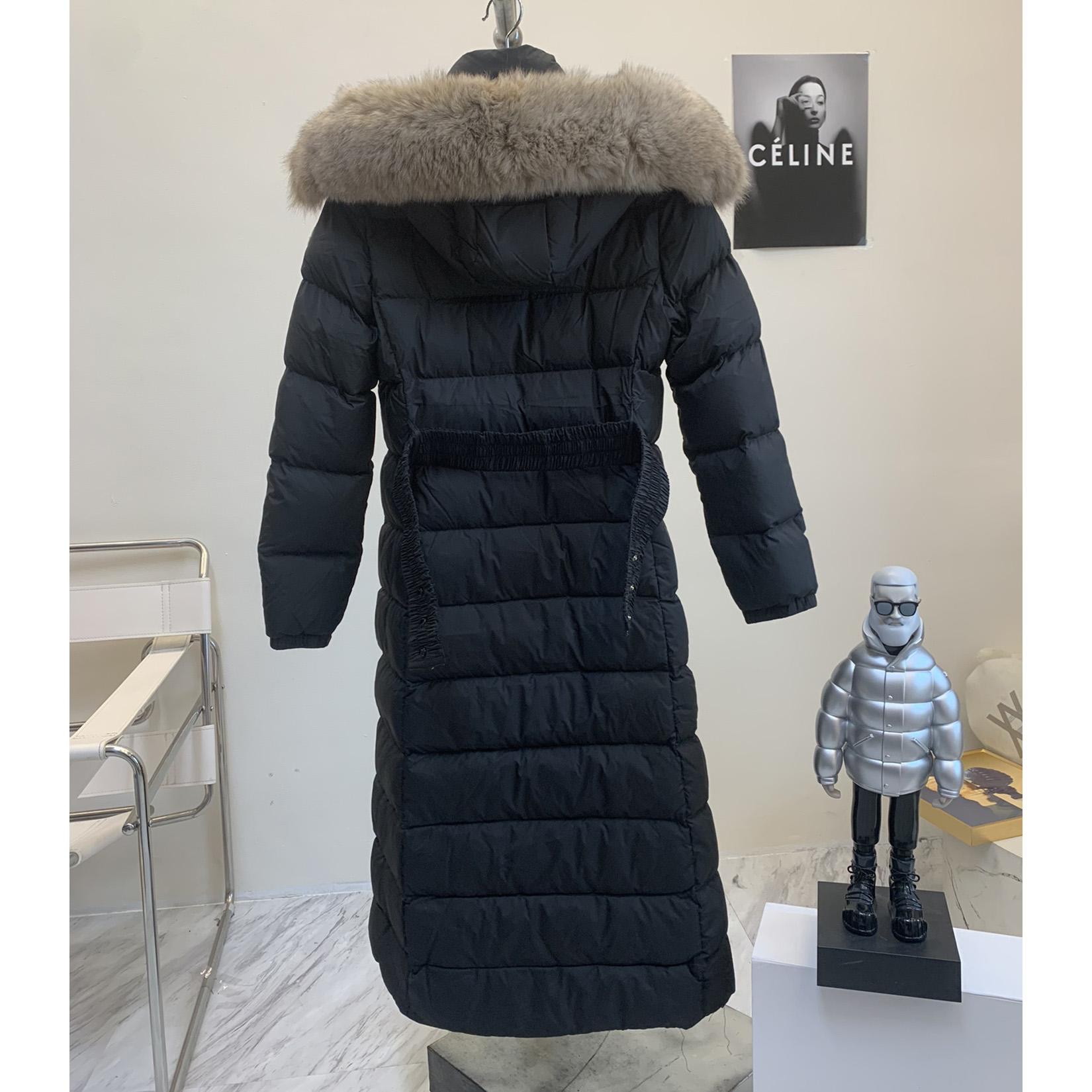 Moncler Leersie Long Down Jacket - DopestKickz