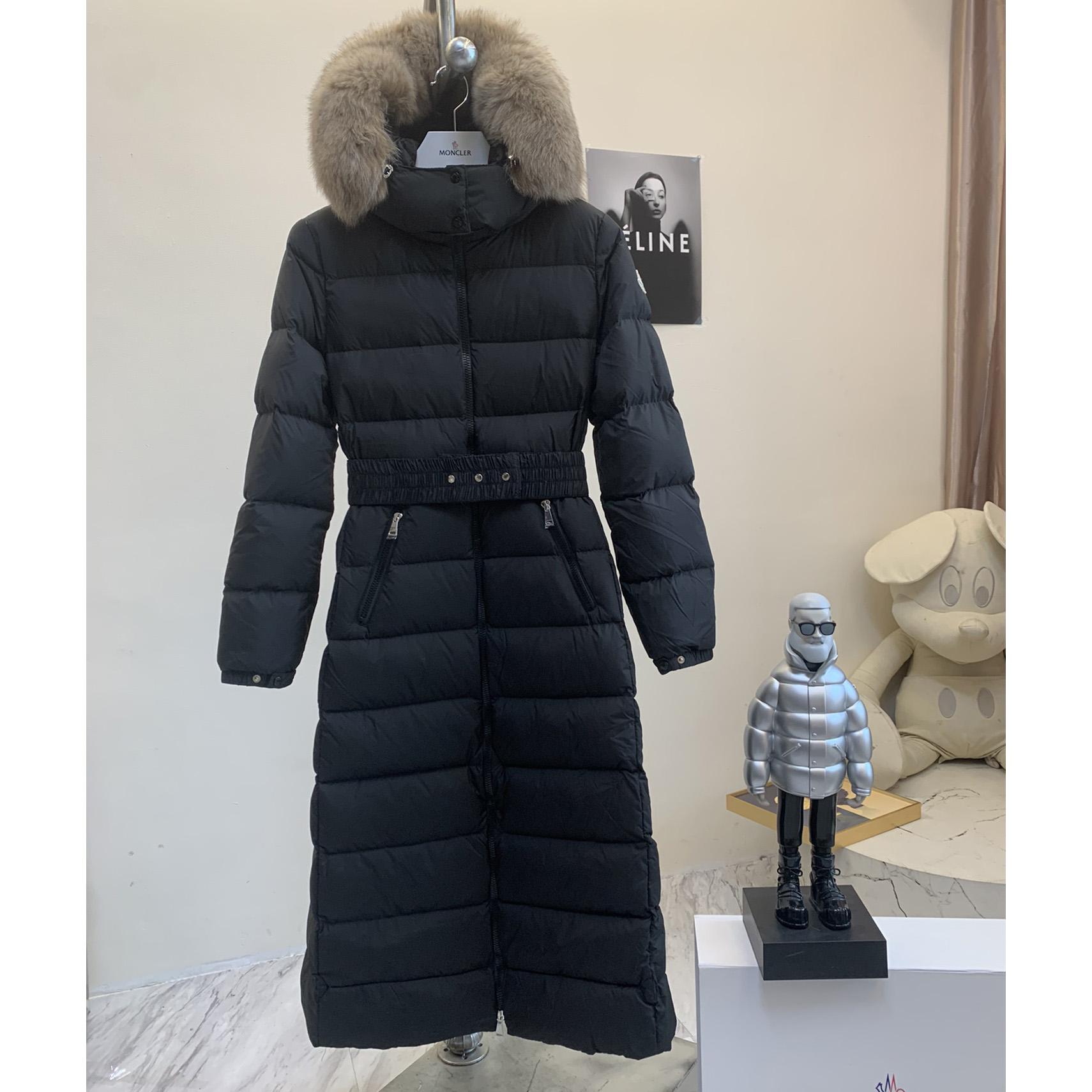 Moncler Leersie Long Down Jacket - DopestKickz