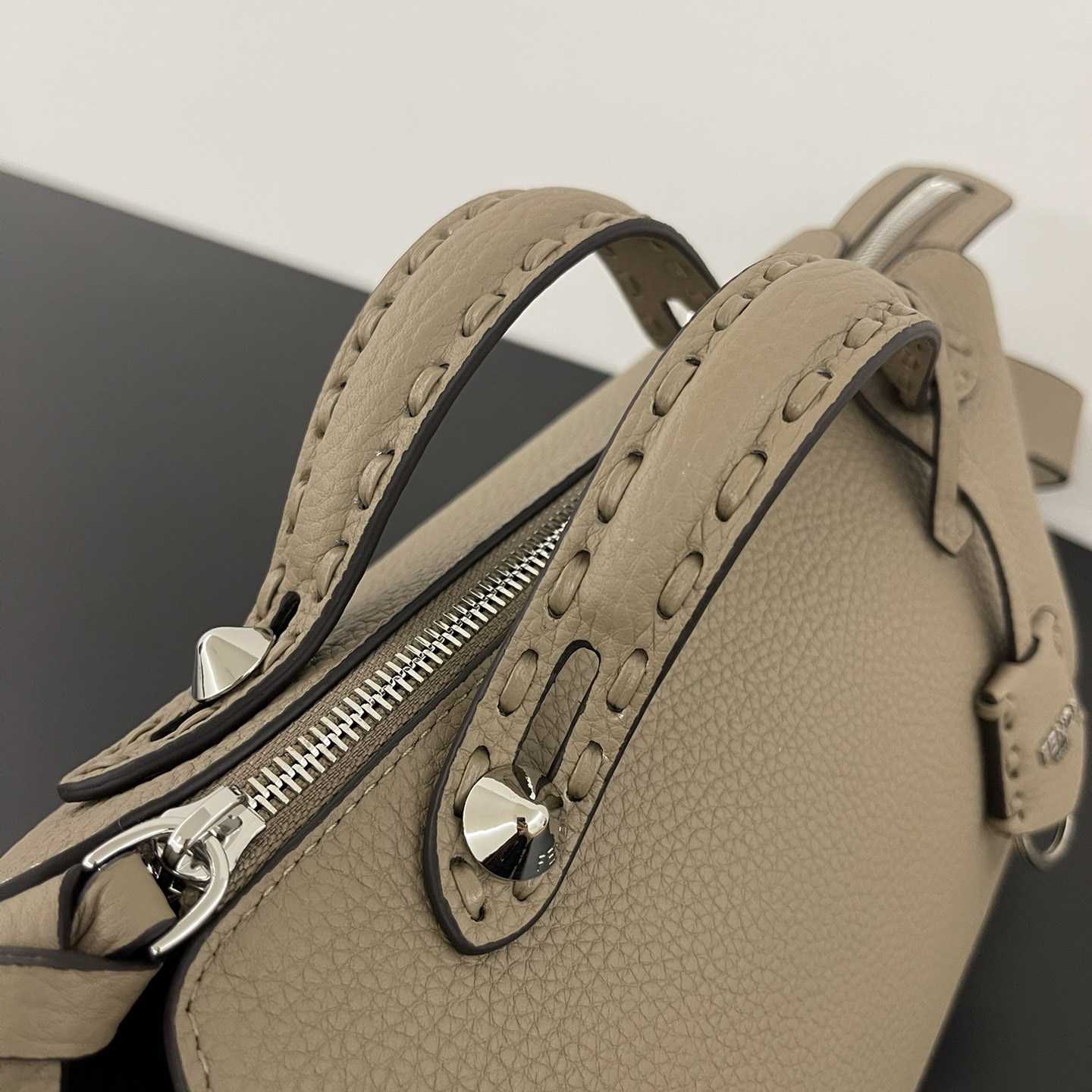 Fendi By The Way Selleria Medium Selleria Bag With 192 Hand-sewn Topstitches - DopestKickz