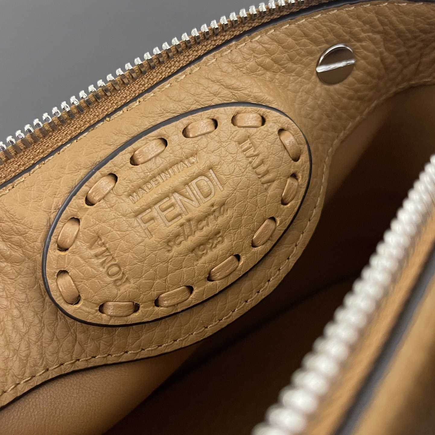 Fendi By The Way Selleria Mini Selleria Bag With 192 Hand-sewn Topstitches - DopestKickz