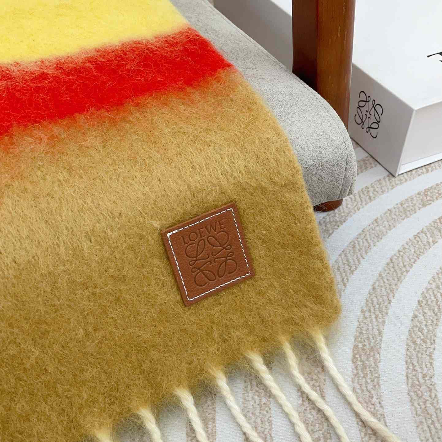 Loewe Scarf In Mohair And Wool - DopestKickz