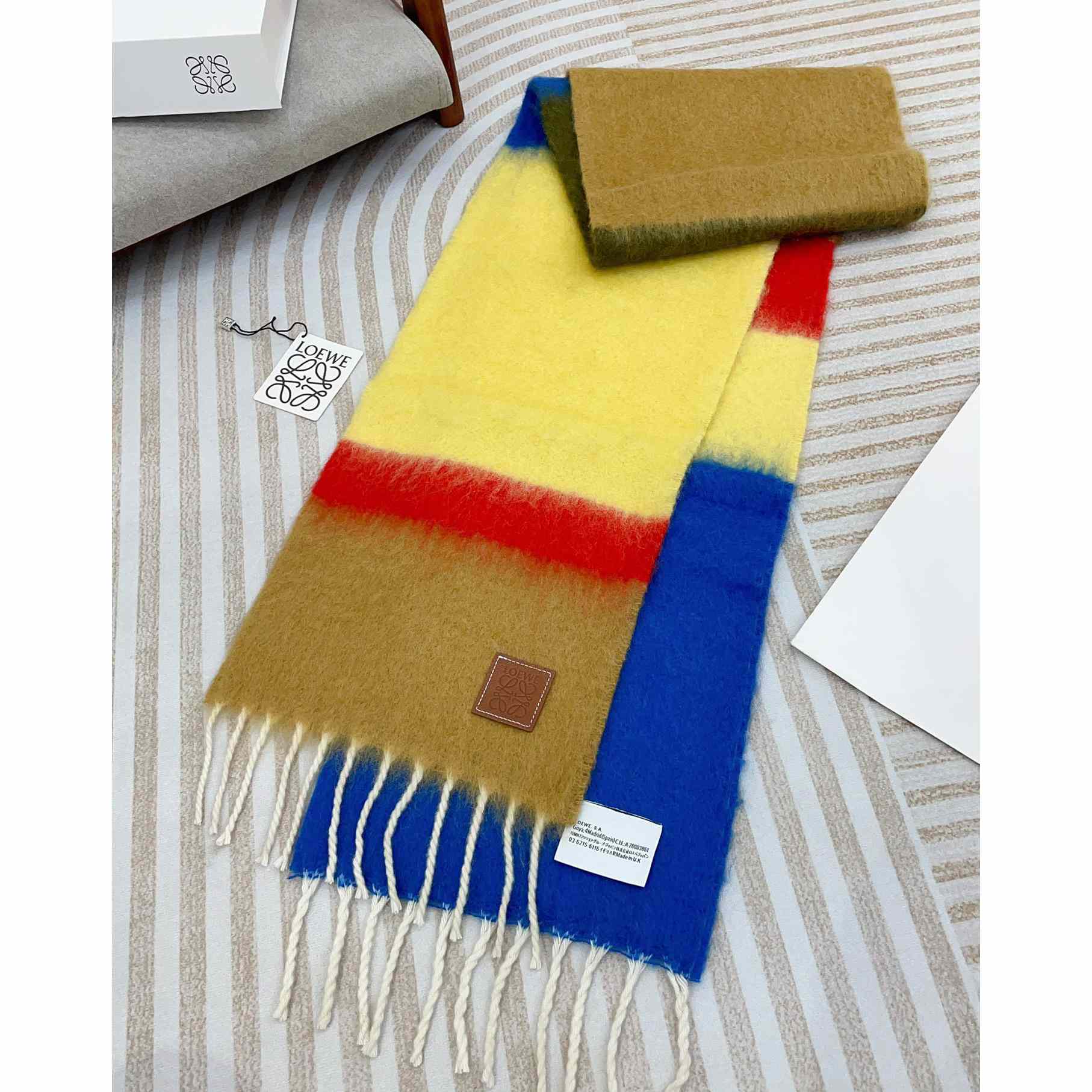 Loewe Scarf In Mohair And Wool - DopestKickz