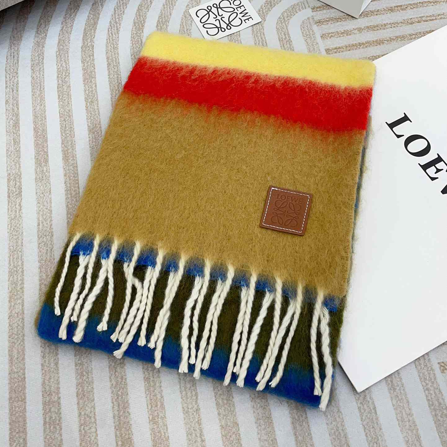 Loewe Scarf In Mohair And Wool - DopestKickz