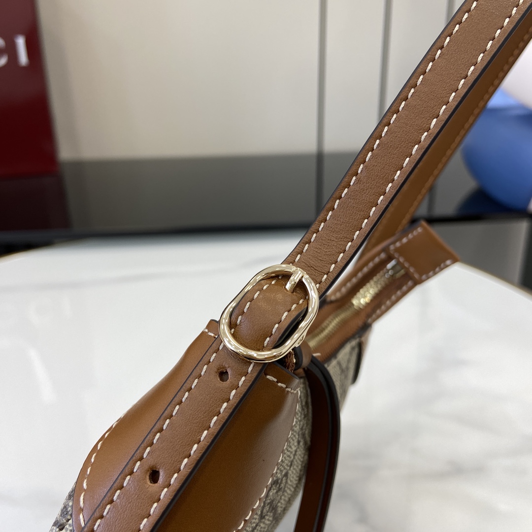 Gucci GG Emblem Super Mini Shoulder Bag - DopestKickz