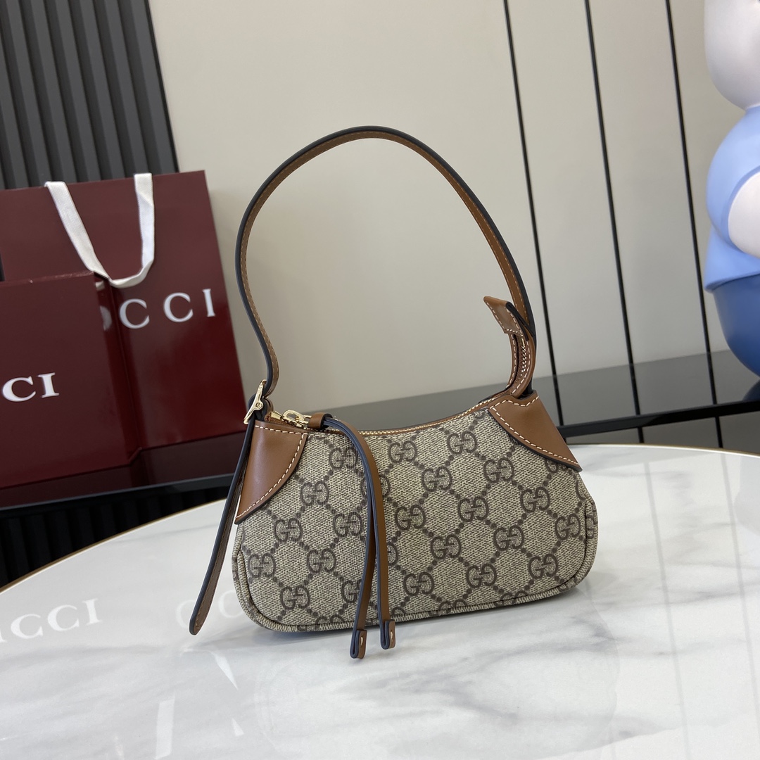 Gucci GG Emblem Super Mini Shoulder Bag - DopestKickz