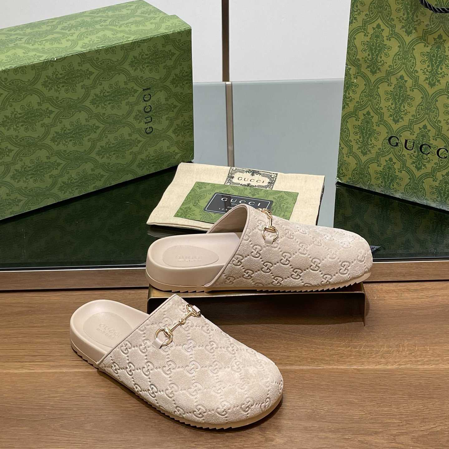 Gucci Women's Horsebit Slipper - DopestKickz