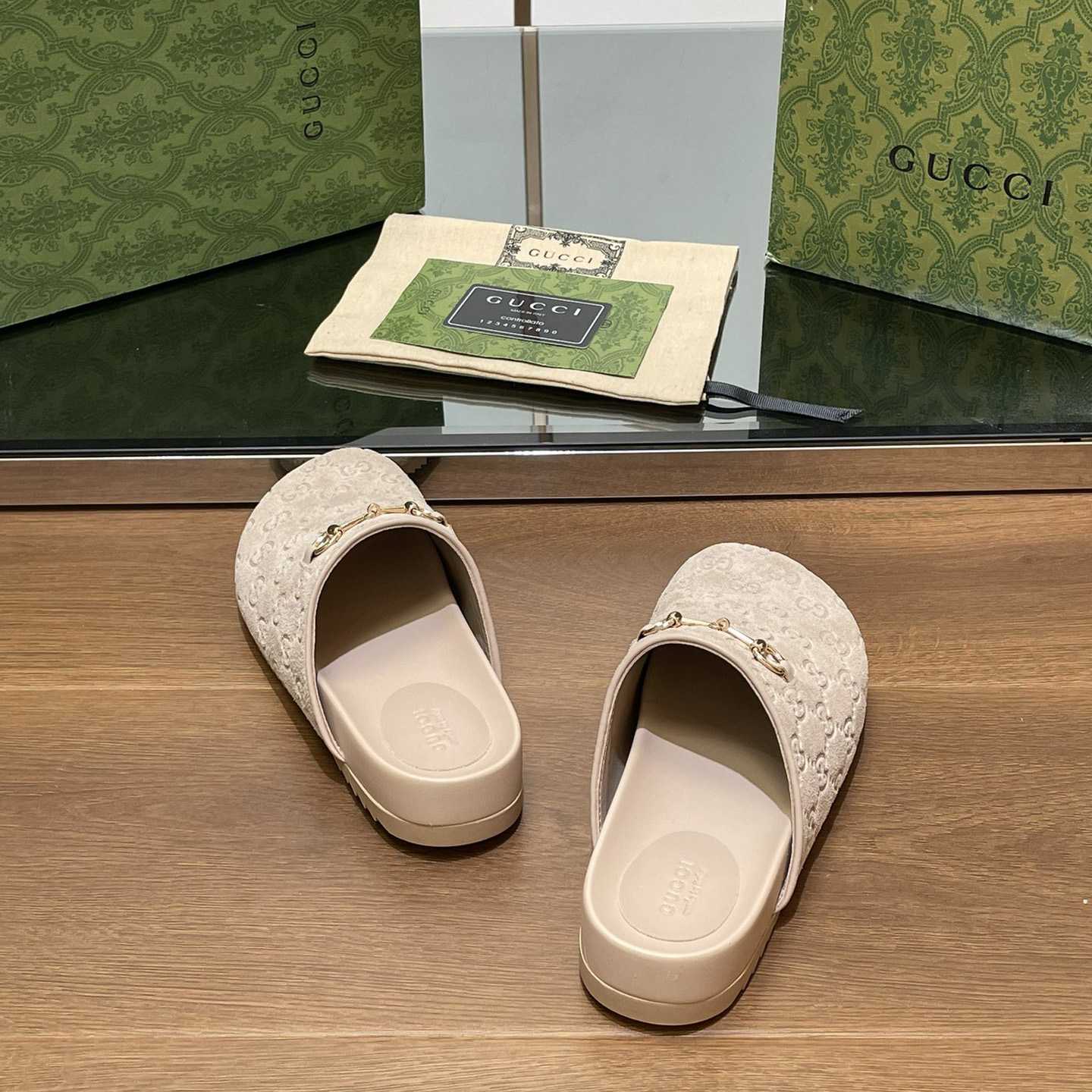 Gucci Women's Horsebit Slipper - DopestKickz