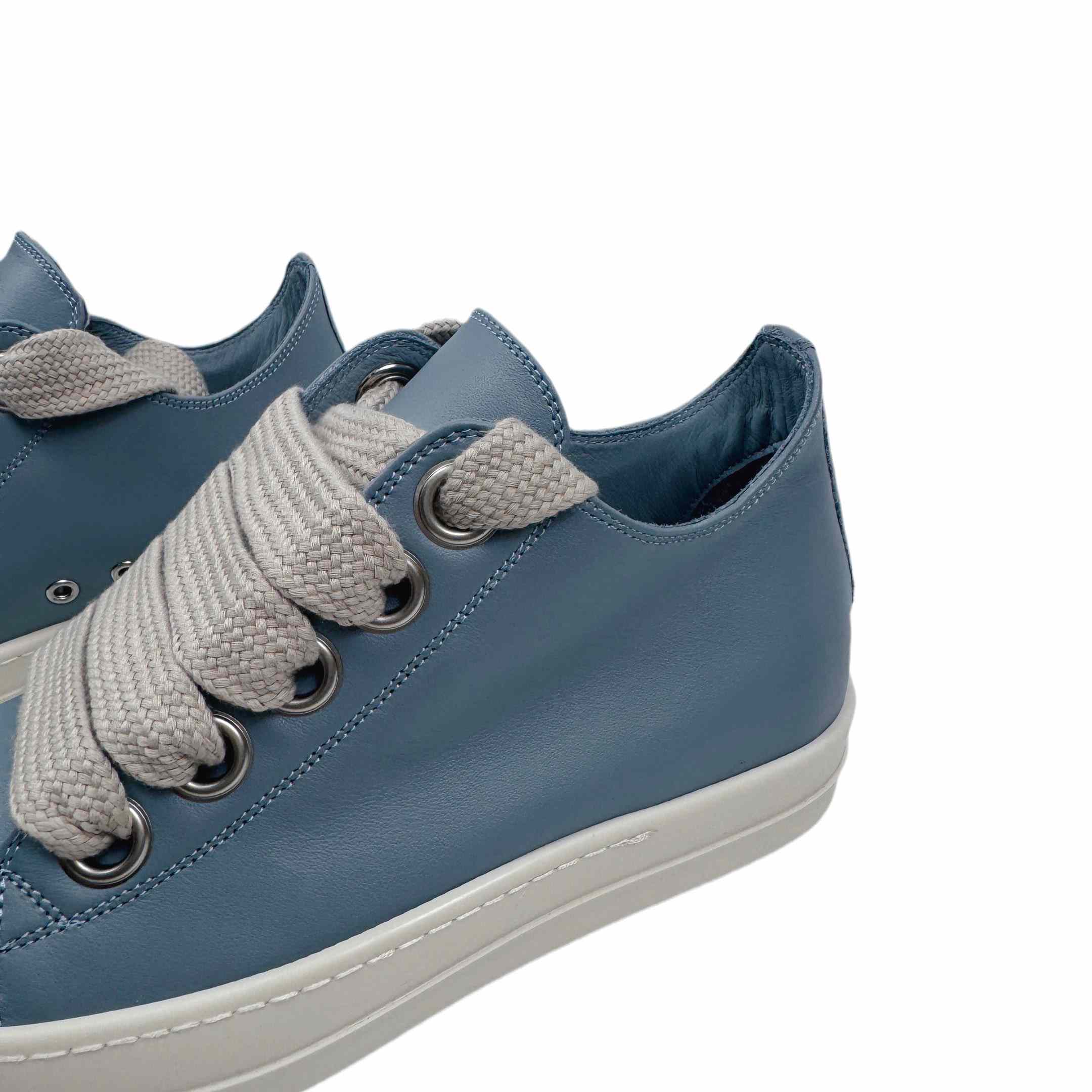 Rick Owens Jumbo-Laced Low-Top Sneakers - DopestKickz