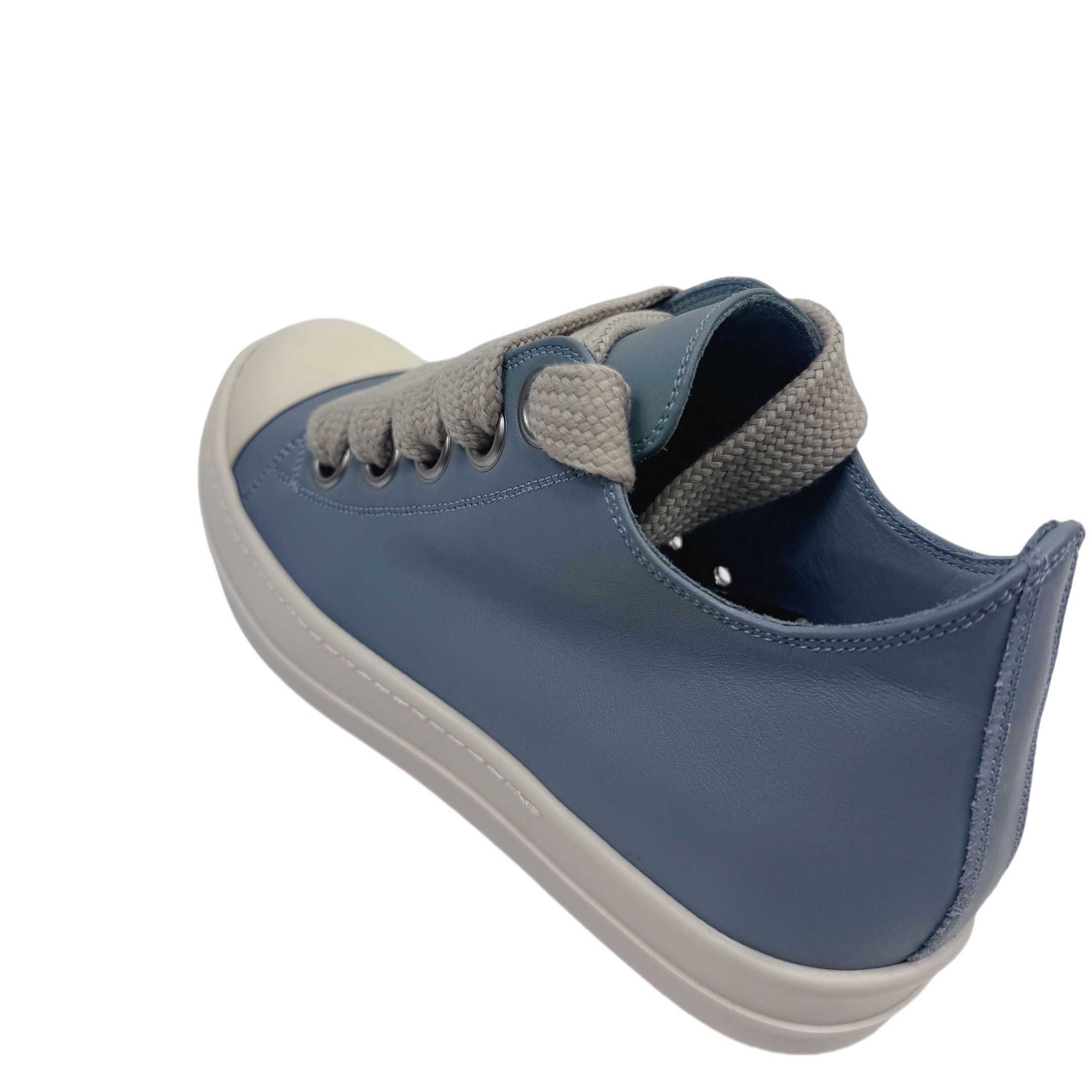 Rick Owens Jumbo-Laced Low-Top Sneakers - DopestKickz