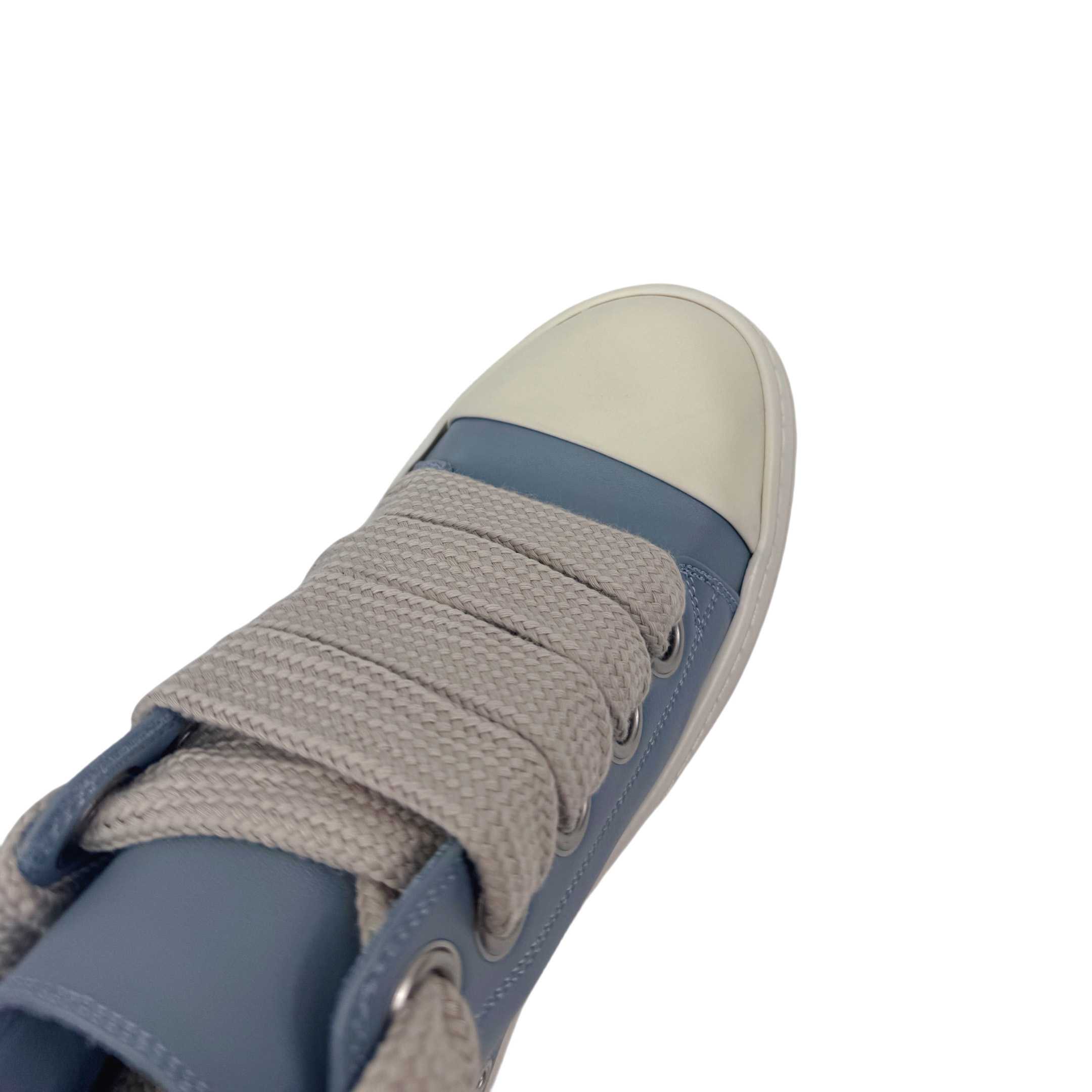 Rick Owens Jumbo-Laced Low-Top Sneakers - DopestKickz