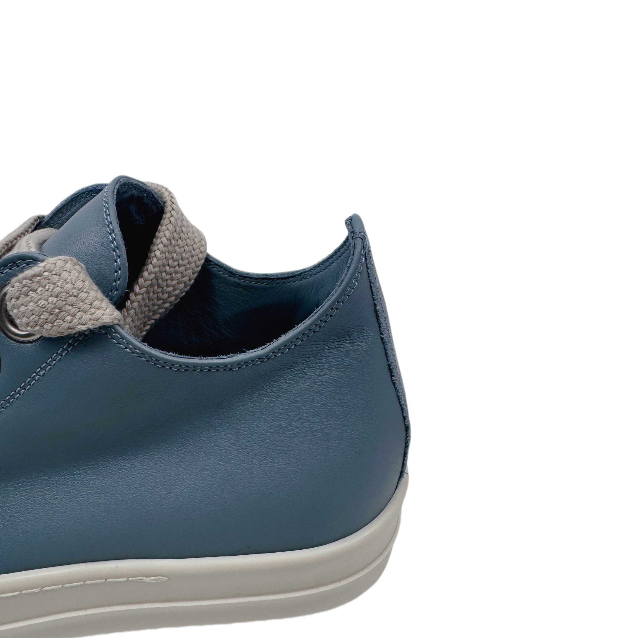 Rick Owens Jumbo-Laced Low-Top Sneakers - DopestKickz