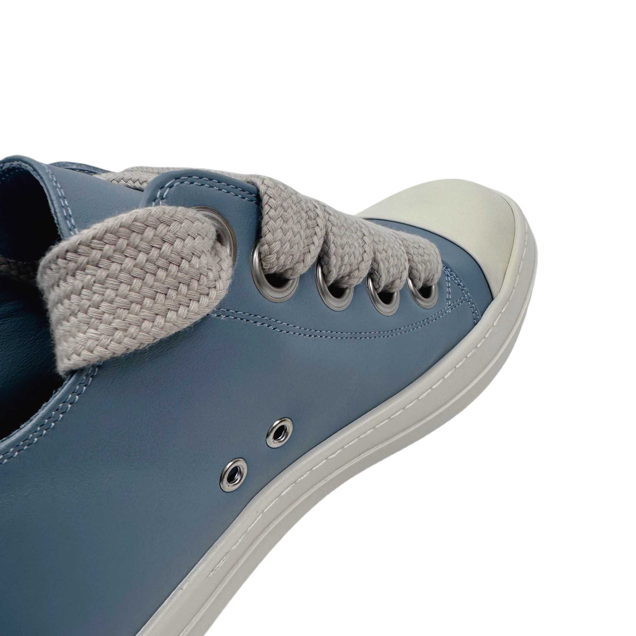 Rick Owens Jumbo-Laced Low-Top Sneakers - DopestKickz